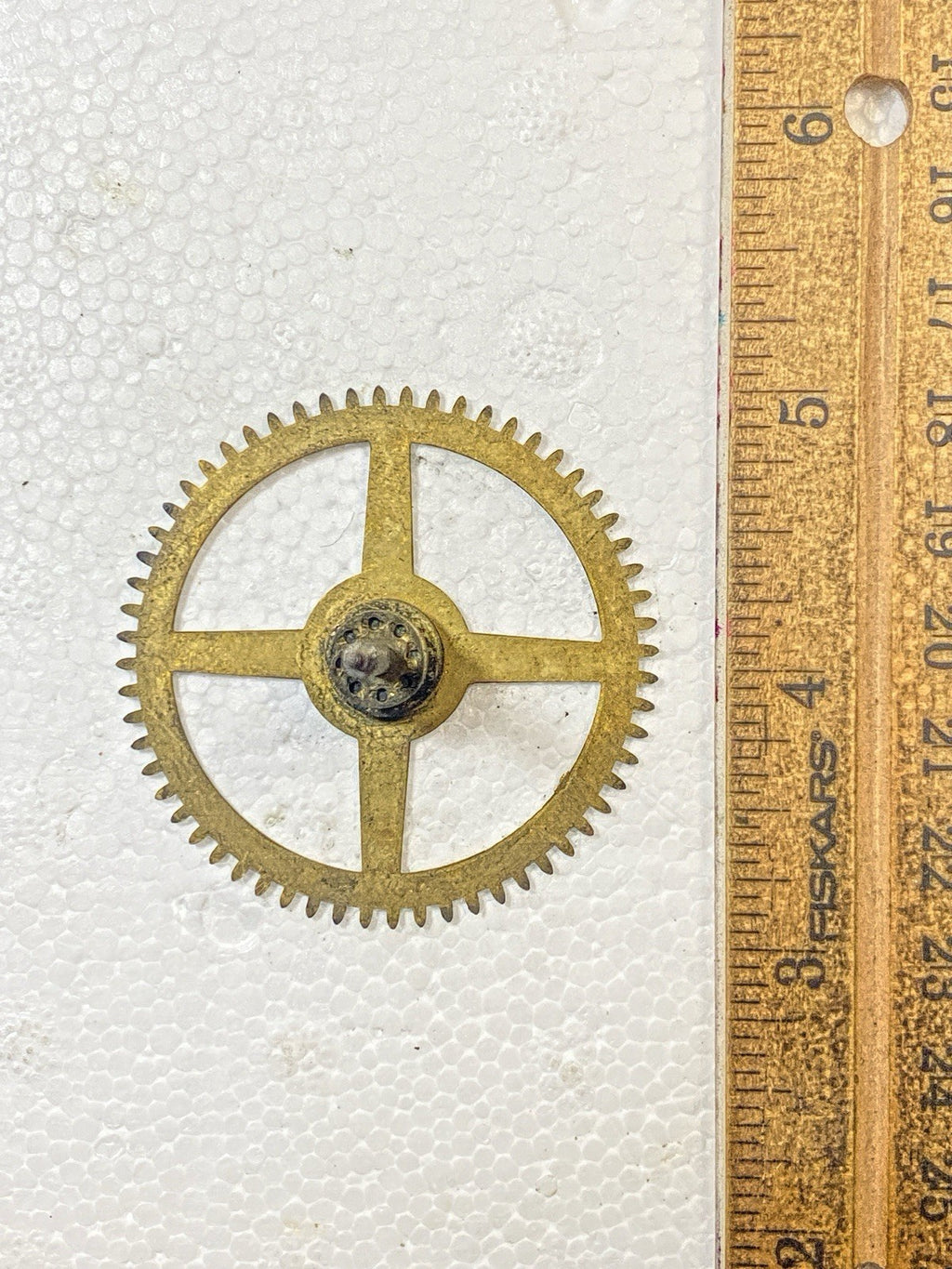 Ingraham Clock Mvmt (Pat 78/79) Strike Side 2nd Wheel  (See Pics To ID) (KD2493)