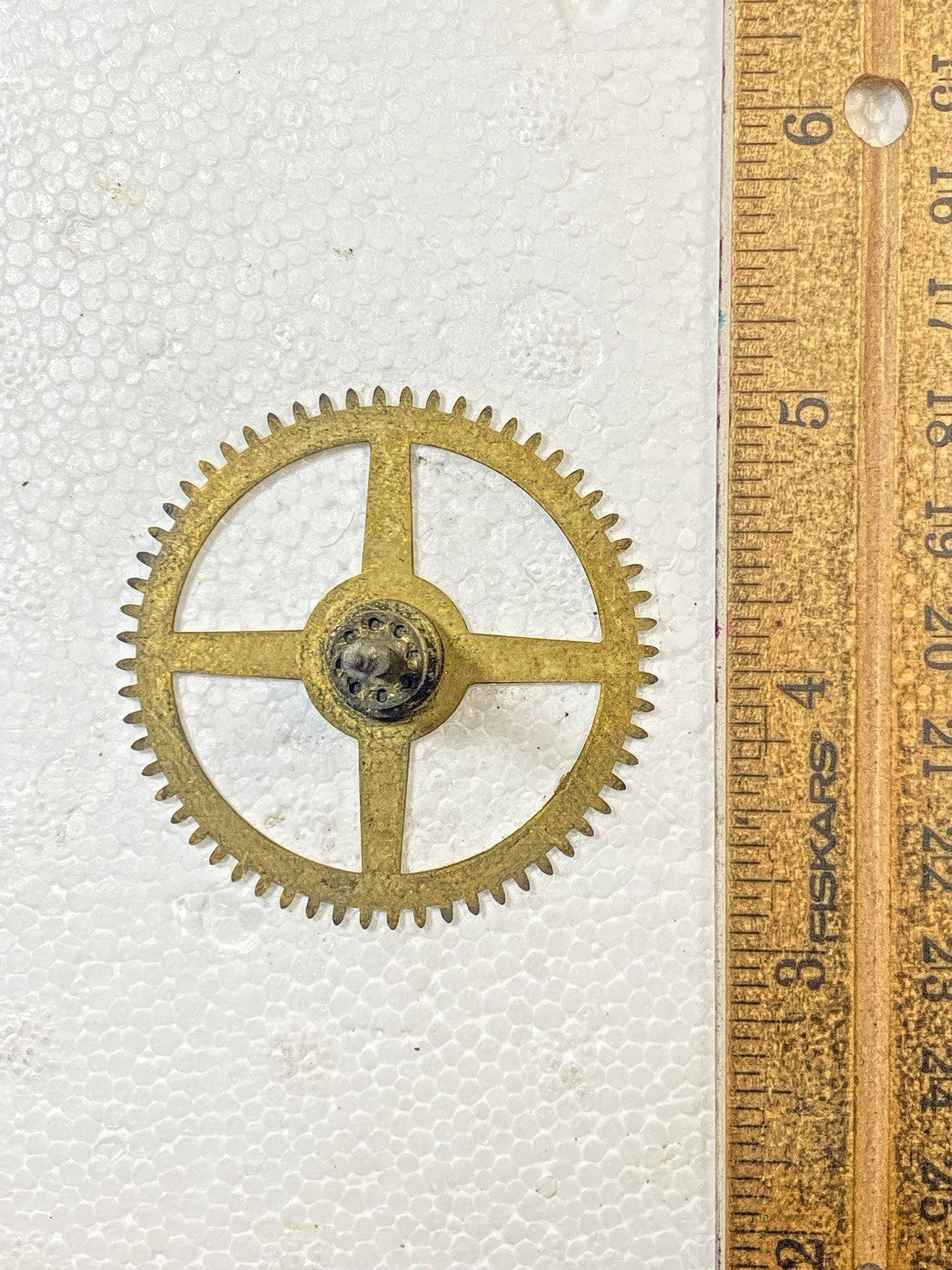 Ingraham Clock Mvmt (Pat 78/79) Strike Side 2nd Wheel  (See Pics To ID) (KD2493)