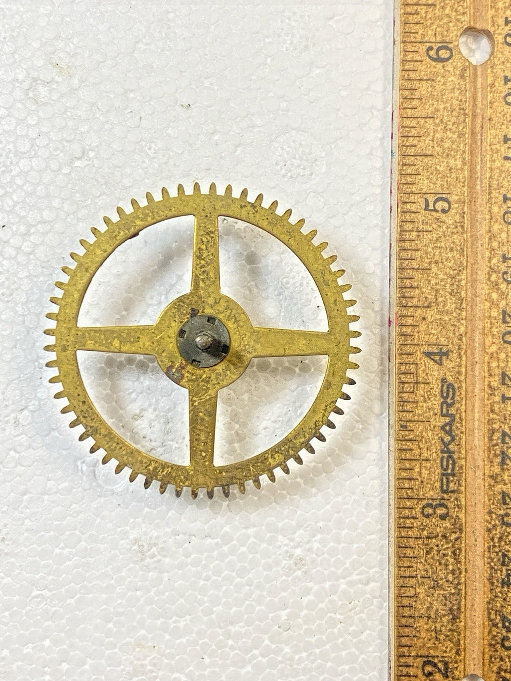 Ingraham Clock Mvmt (Pat 78/79) Time Side 2nd Wheel  (See Pics To ID) (KD2496)