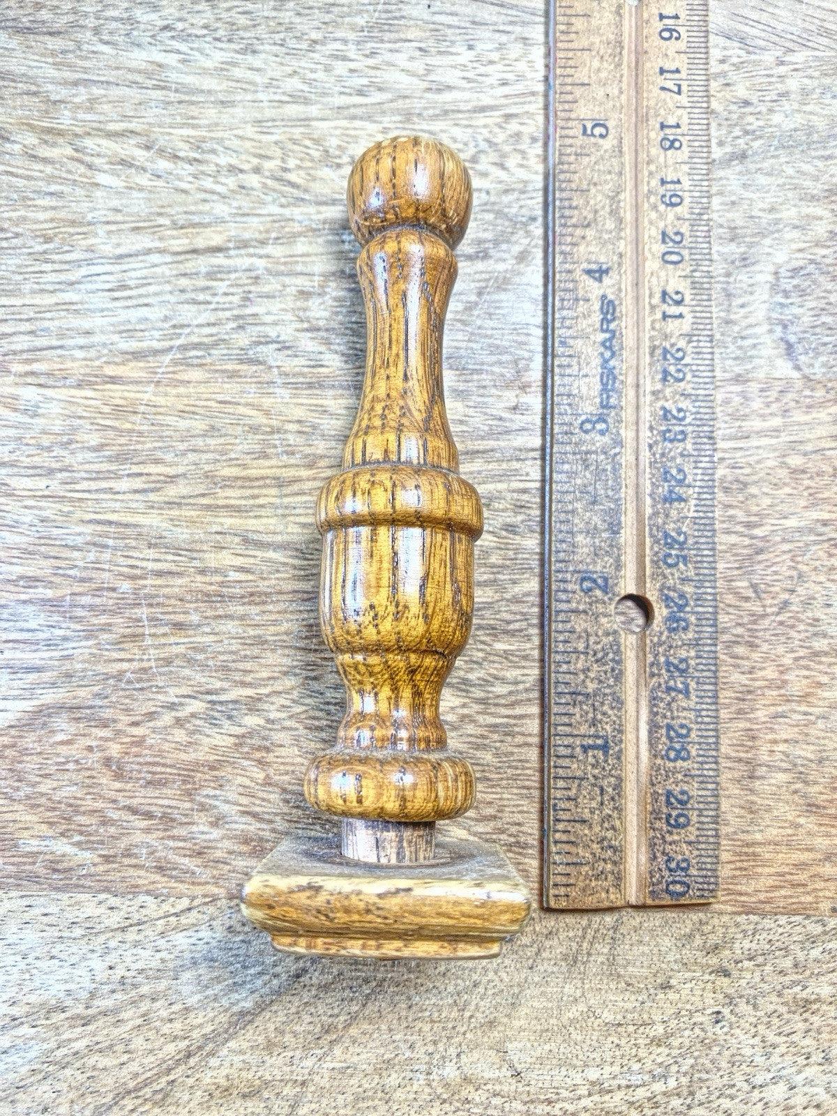 Clock Finial 4 1/2 Inches Tall, 1 5/16 Inch Base, 1/2 Inch Dia Shaft    (KD2389)