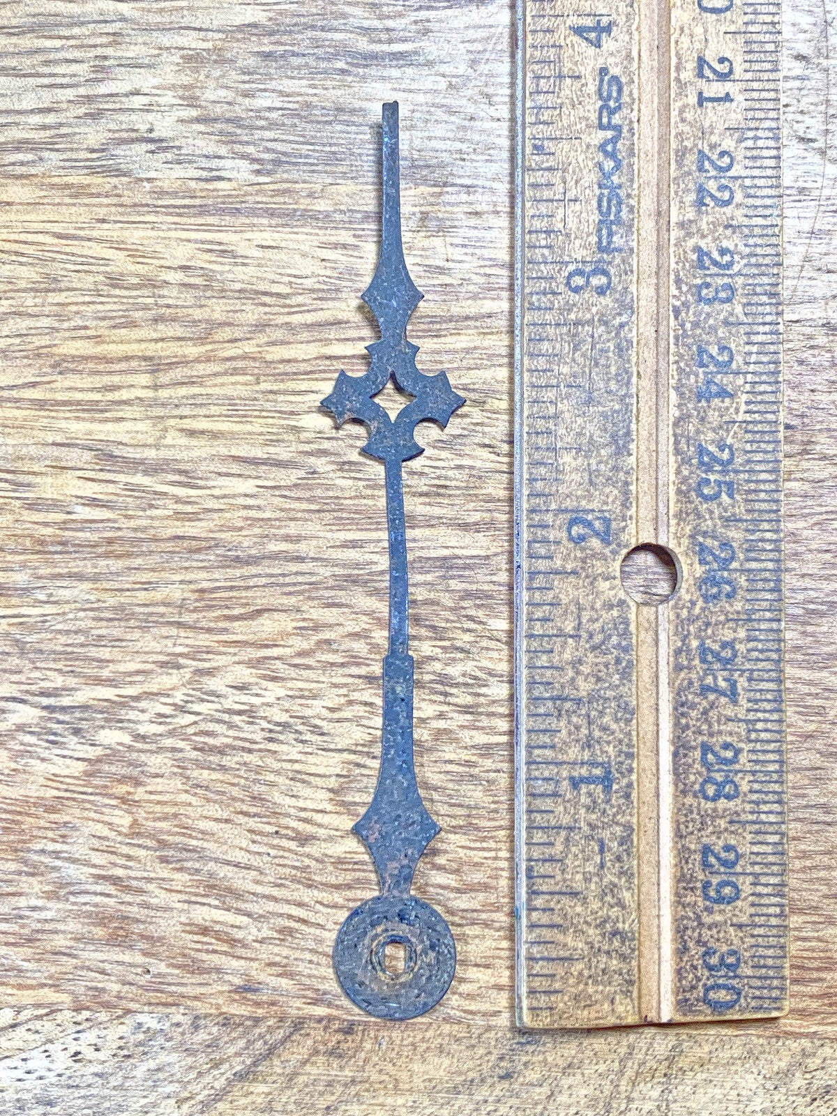 Old Clock Minute Hand 3 5/8 Inches Long (Arbor Opening Is 3.4 X 2.2mm)  (KD2355)