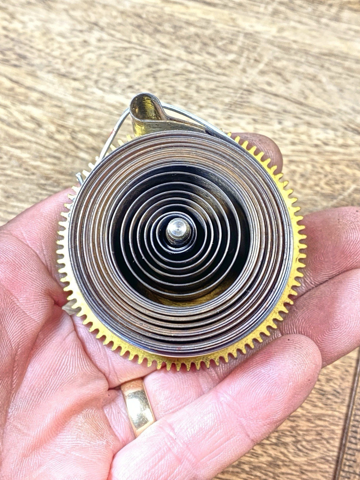 New Haven Clock Movement Time Side Main Wheel (See Pics to ID Movement)(KD2530)