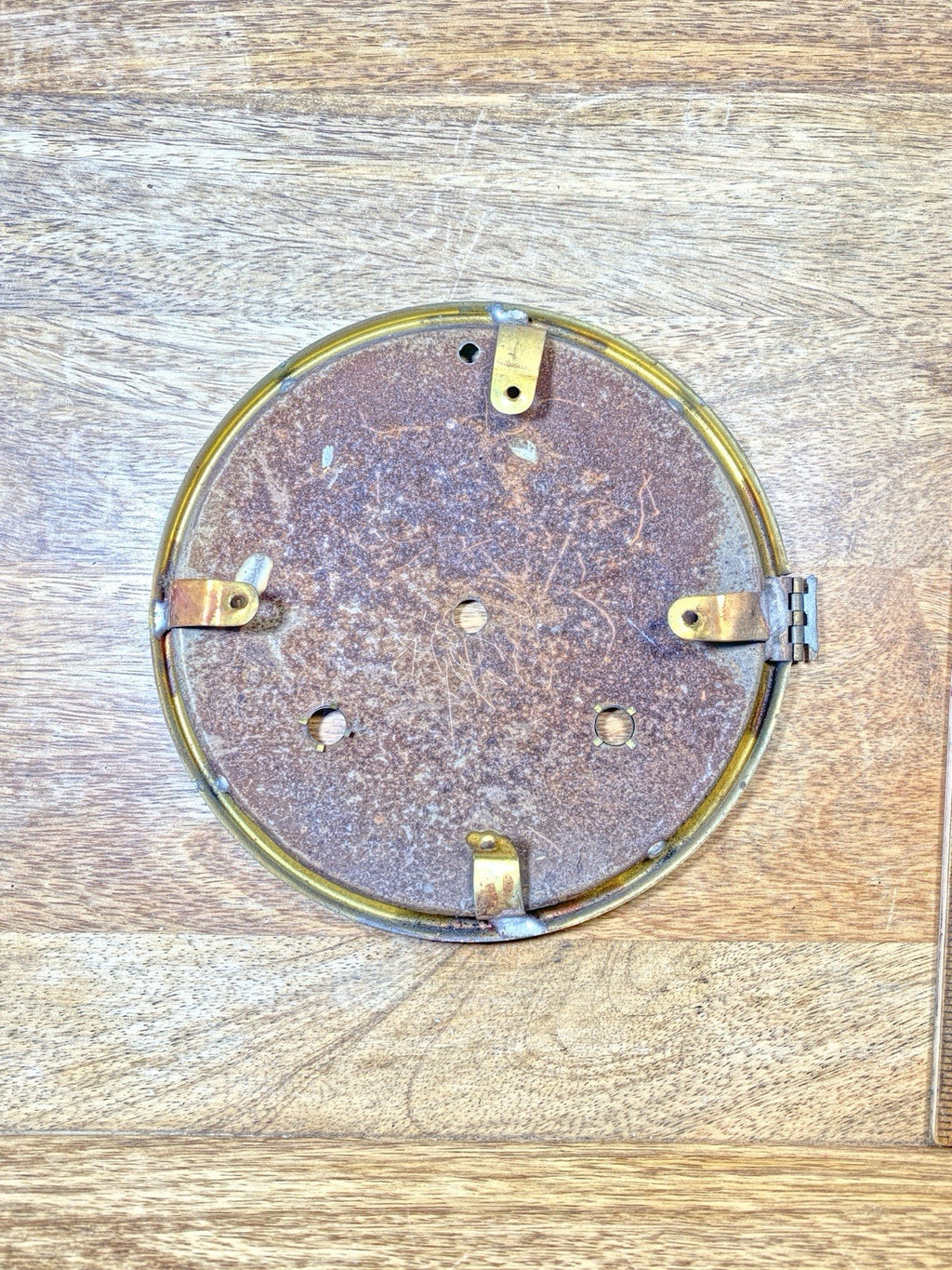 New Haven Clock Movement Dial Pan (See Pics to ID Movement) (KD2513)