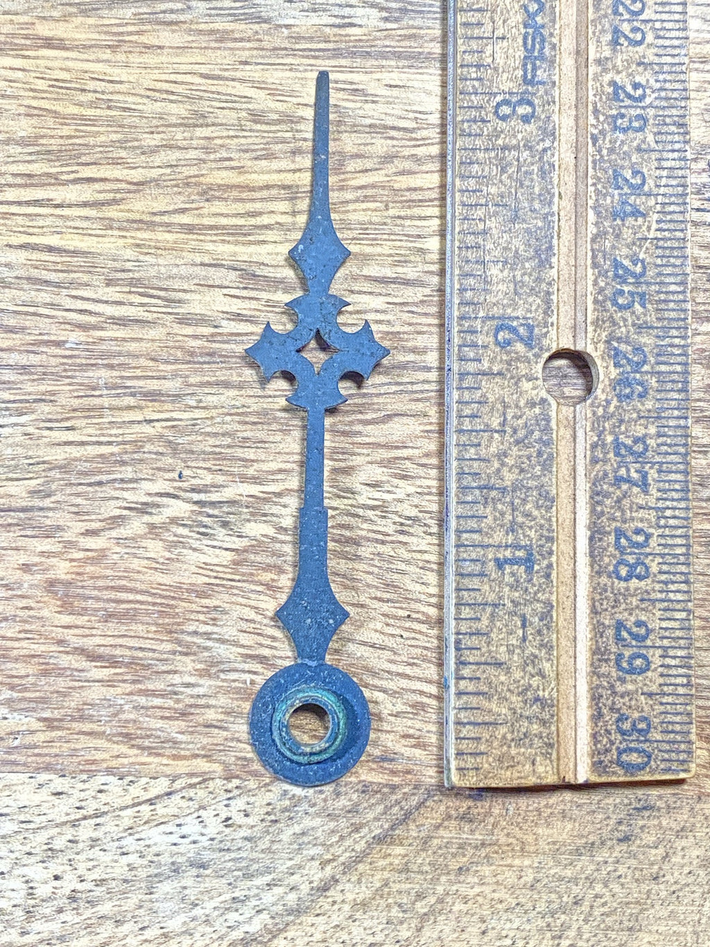 Antique Clock Hour Hand 3 1/8 Inches Long (Arbor Dia 4.4mm)   (KD2356)