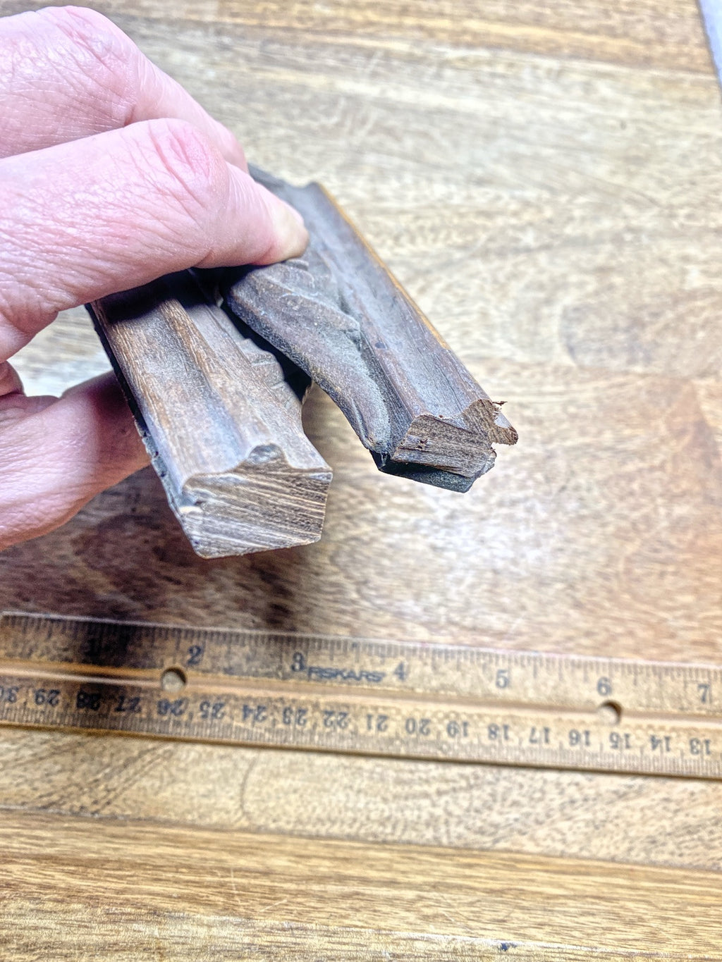 Antique Clock Wooden Trim Parts   (KD2378)