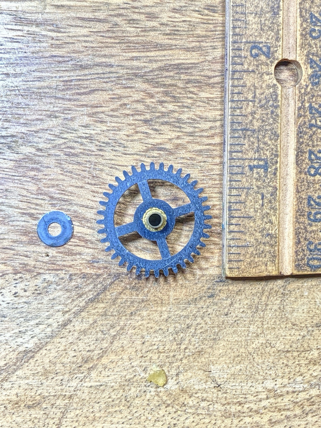 Regula 25 Clock Movement Minute Wheel (See Pics To ID Movement)      (KD2400)