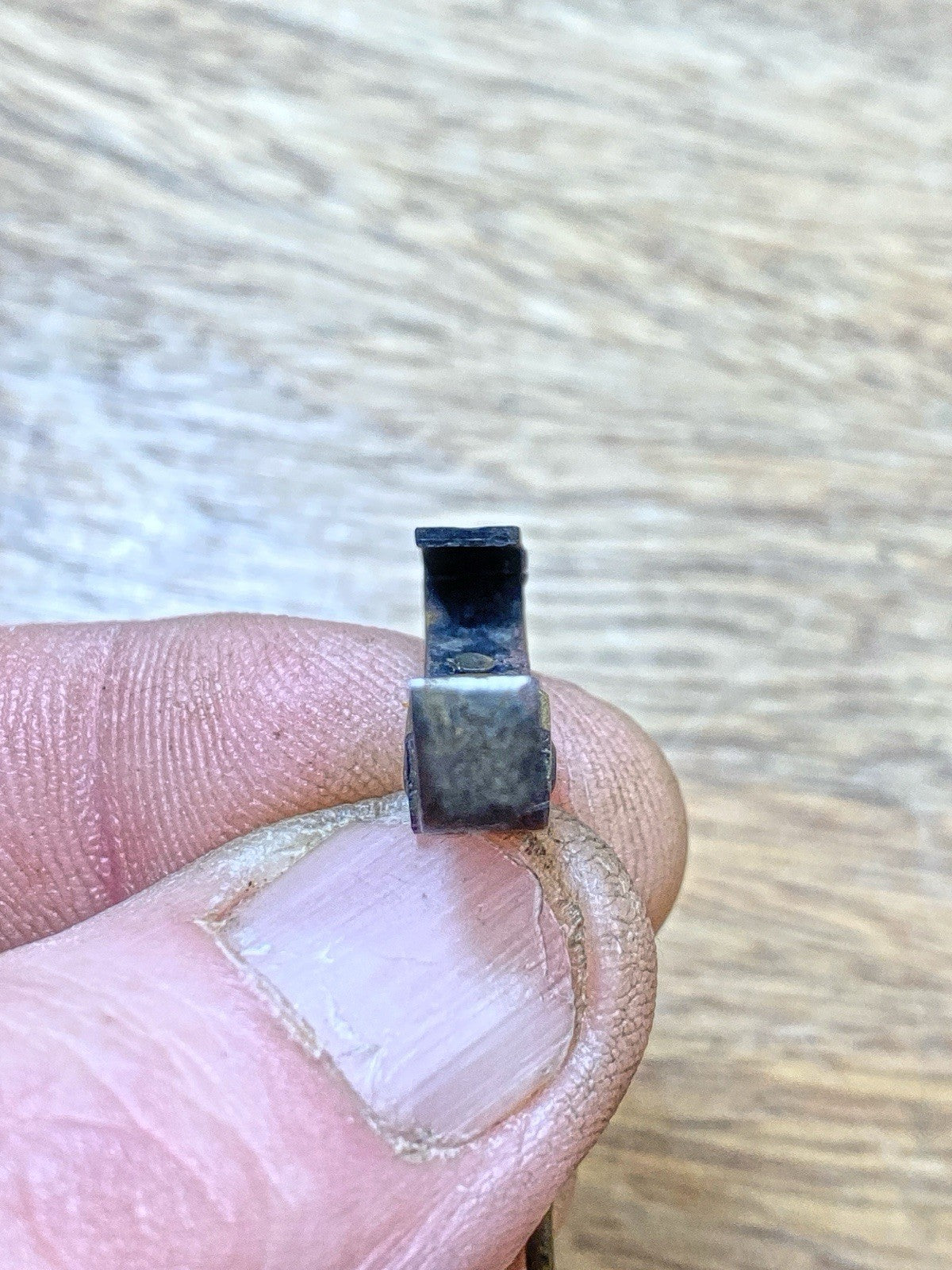 Ingraham (Pat 78/79) Clock Movement Verge (See Pics To ID) (KD2486)