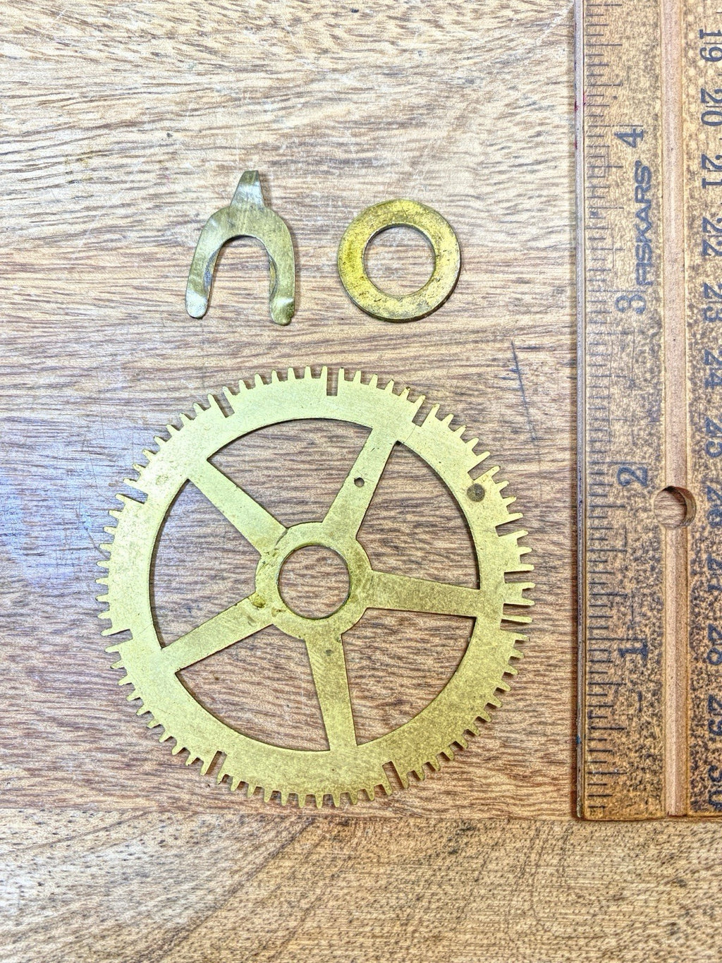 Unmarked Clock Movement Count Wheel (See Pics To ID)  (KD2482)