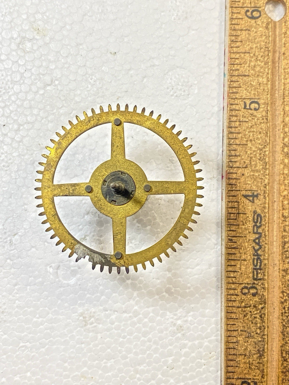 Ingraham Clock Mvmt (Pat 78/79) Strike Side 3rd Wheel  (See Pics To ID) (KD2492)