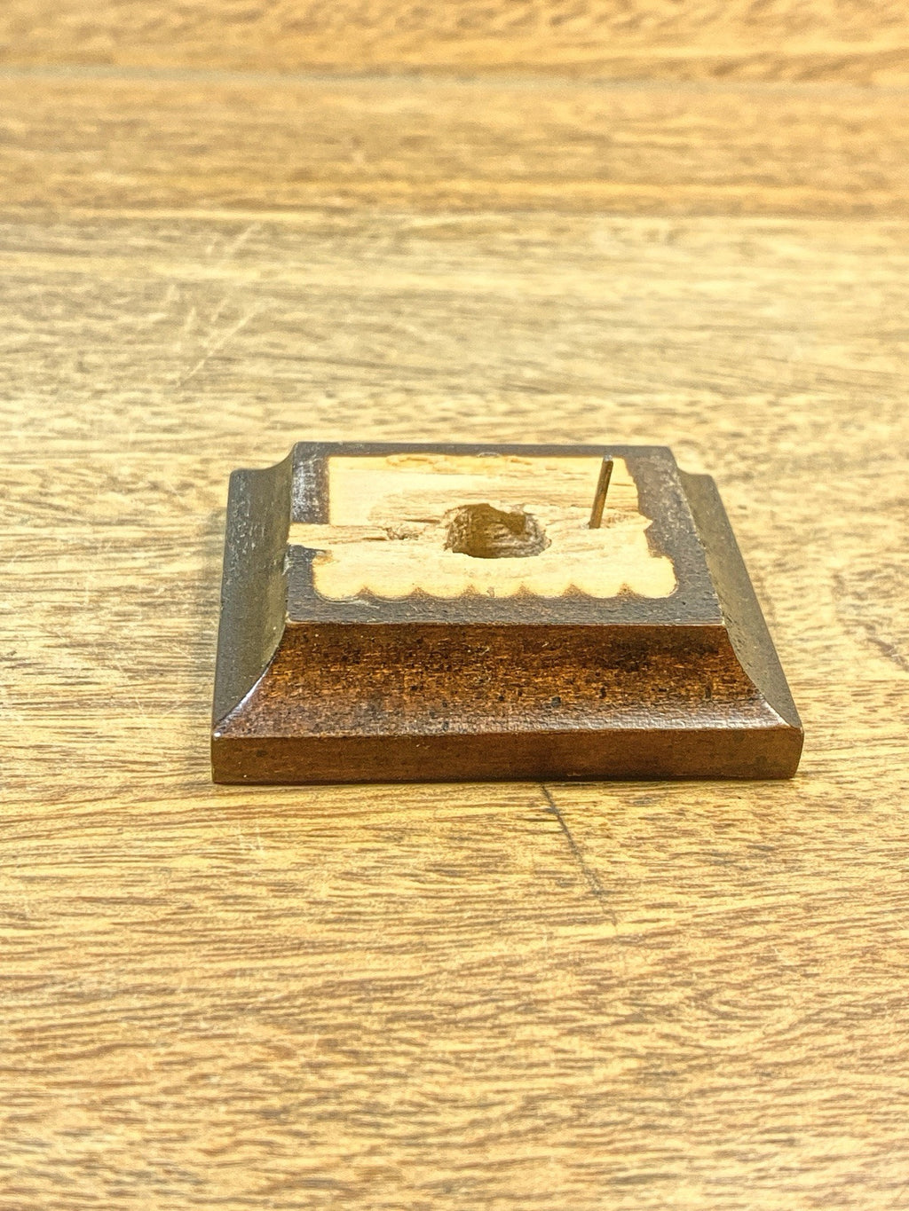Antique Clock Wooden Trim Part  (2 X 1 3/4 X 1/2 Inches)  (KD2427)