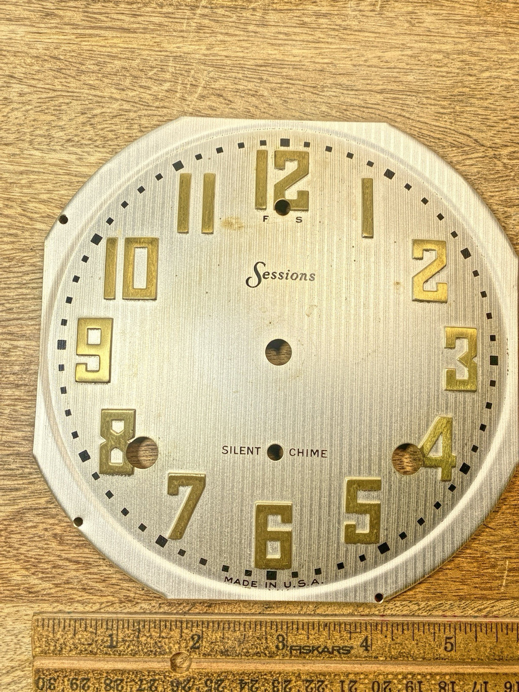 Sessions Westminster Chime Clock Movement Dial Pan     (KD2407)