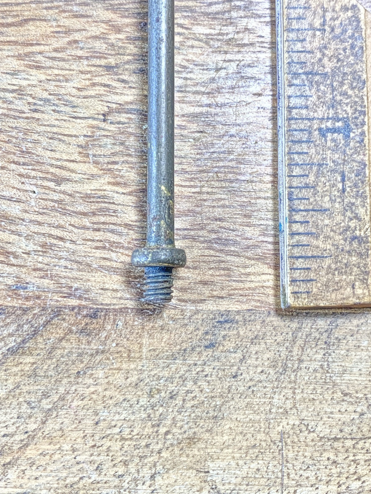 Vintage Starburst Clock Metal Trim (Dia on Thread Is 4mm)    (KD2330)