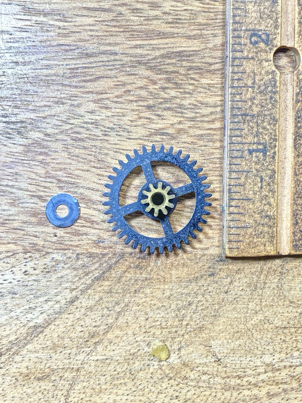 Regula 25 Clock Movement Minute Wheel (See Pics To ID Movement)      (KD2400)
