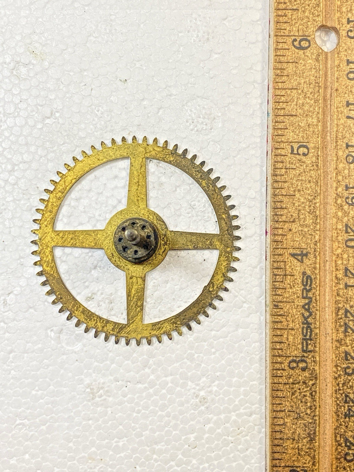 Ingraham Clock Mvmt (Pat 78/79) Time Side 2nd Wheel  (See Pics To ID) (KD2496)