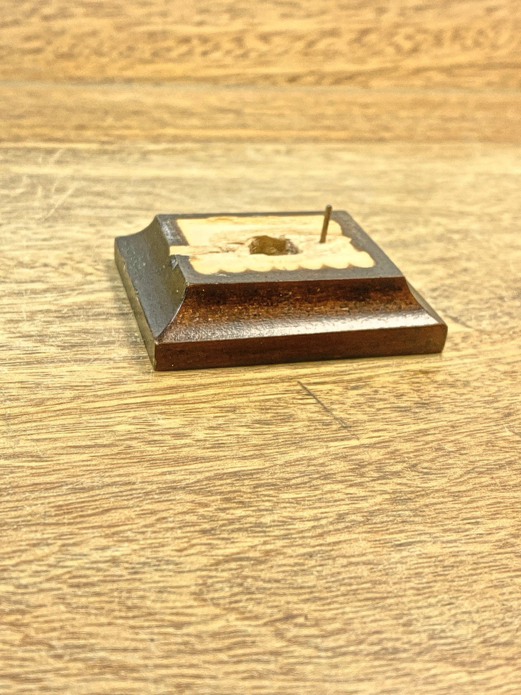 Antique Clock Wooden Trim Part  (2 X 1 3/4 X 1/2 Inches)  (KD2427)