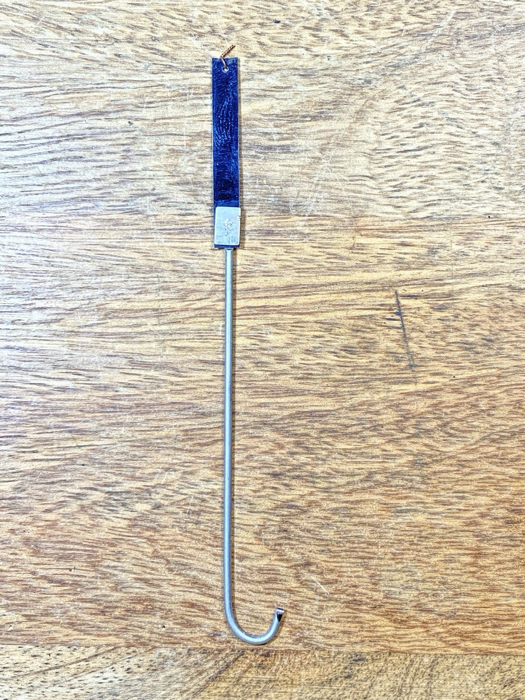 New Haven Clock Movement Pendulum Rod And Spring (See Pics to ID Mvmt) (KD2512)