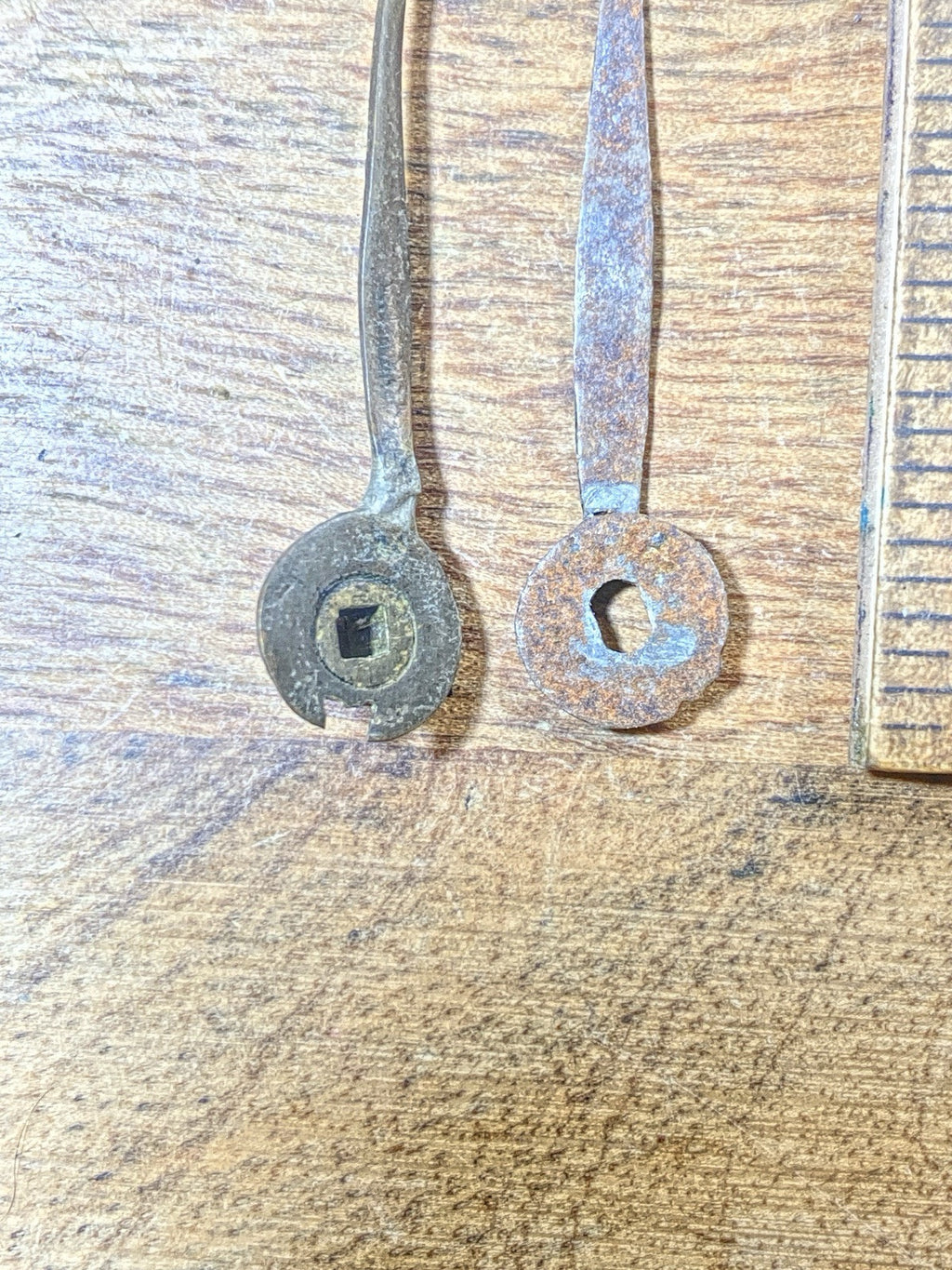 Antique Clock Hands For Parts (Note The Repairs) (KD2423)
