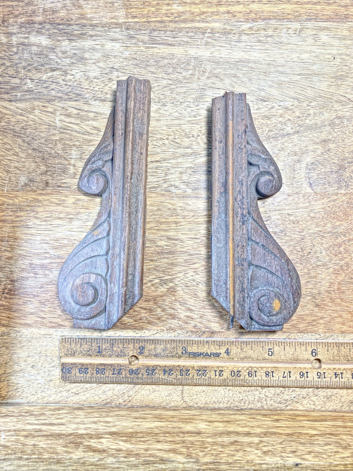 Antique Clock Wooden Trim Parts   (KD2378)