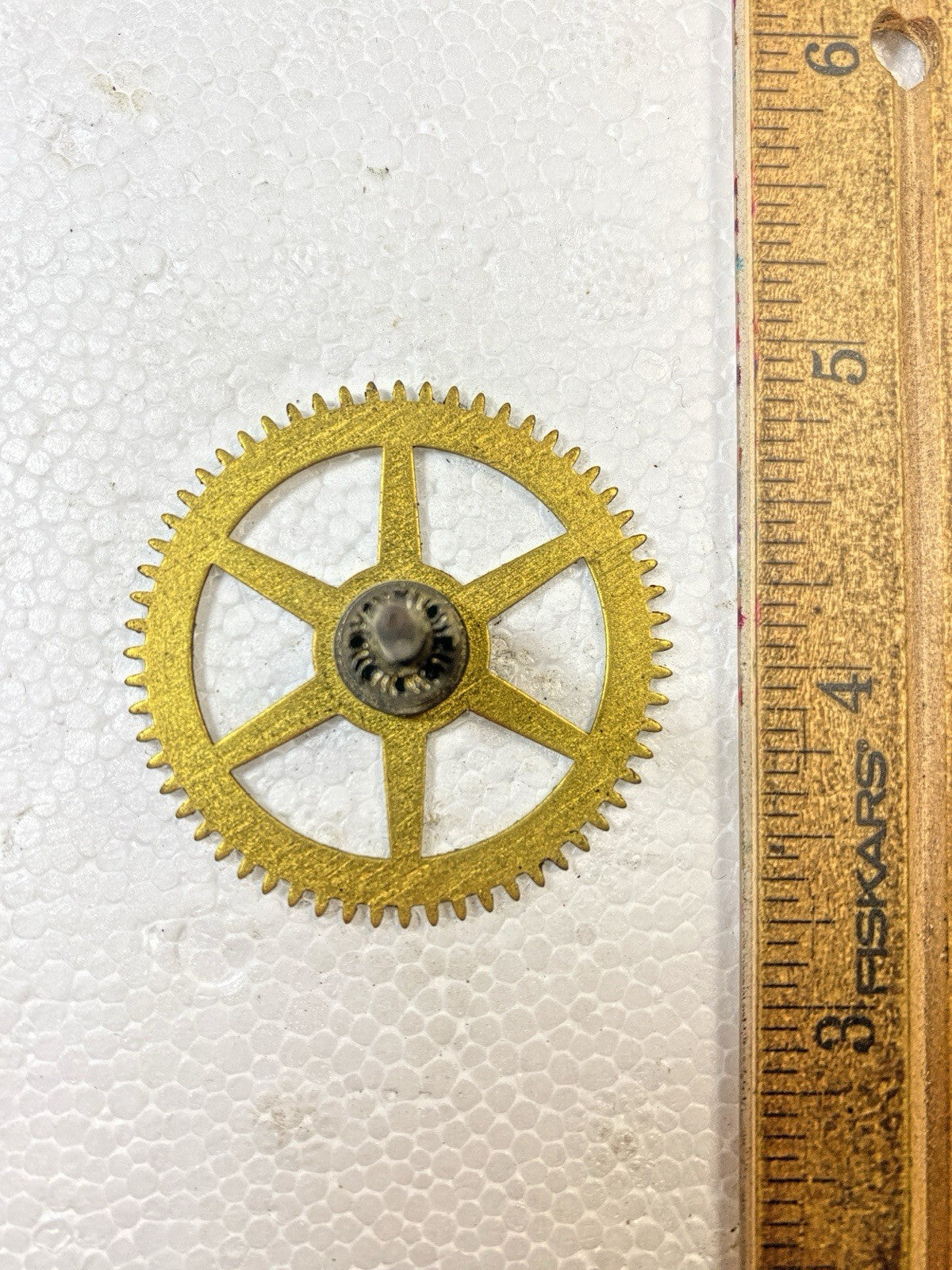 New Haven Clock Movement Time Side 2nd Wheel (See Pics to ID Movement) (KD2521)