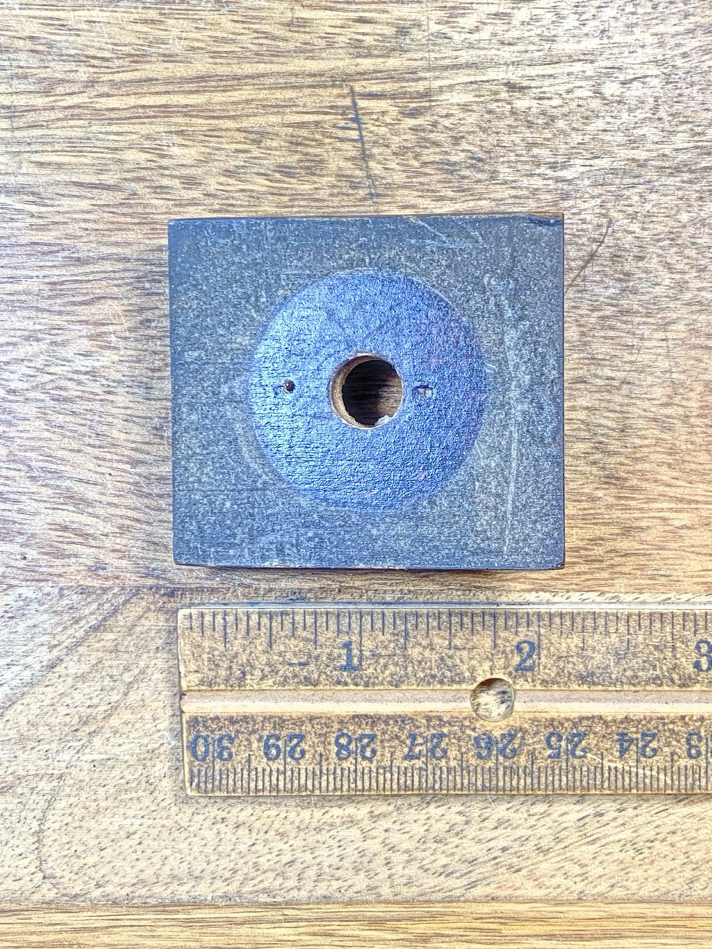 Antique Clock Wooden Trim Part  (2 X 1 3/4 X 1/2 Inches)  (KD2427)