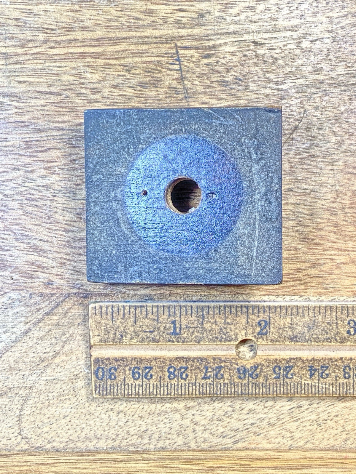 Antique Clock Wooden Trim Part  (2 X 1 3/4 X 1/2 Inches)  (KD2427)