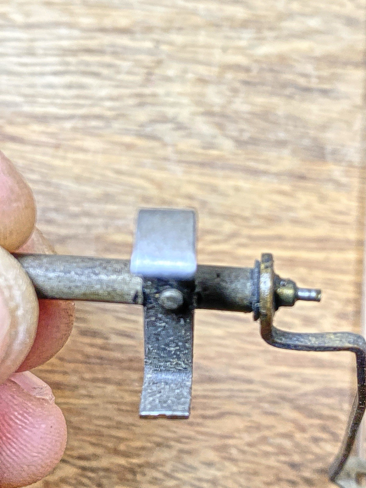 New Haven Clock Movement Verge (See Pics to ID Mvmt) (KD2533)