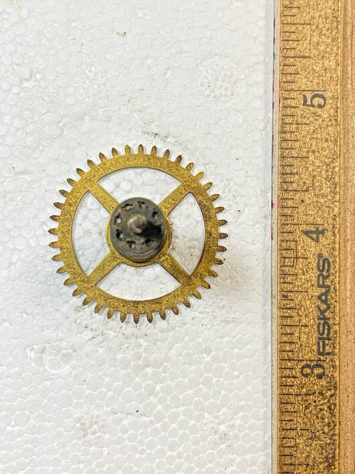 Ingraham Clock Mvmt (Pat 78/79) Time Side 3rd Wheel  (See Pics To ID) (KD2495)