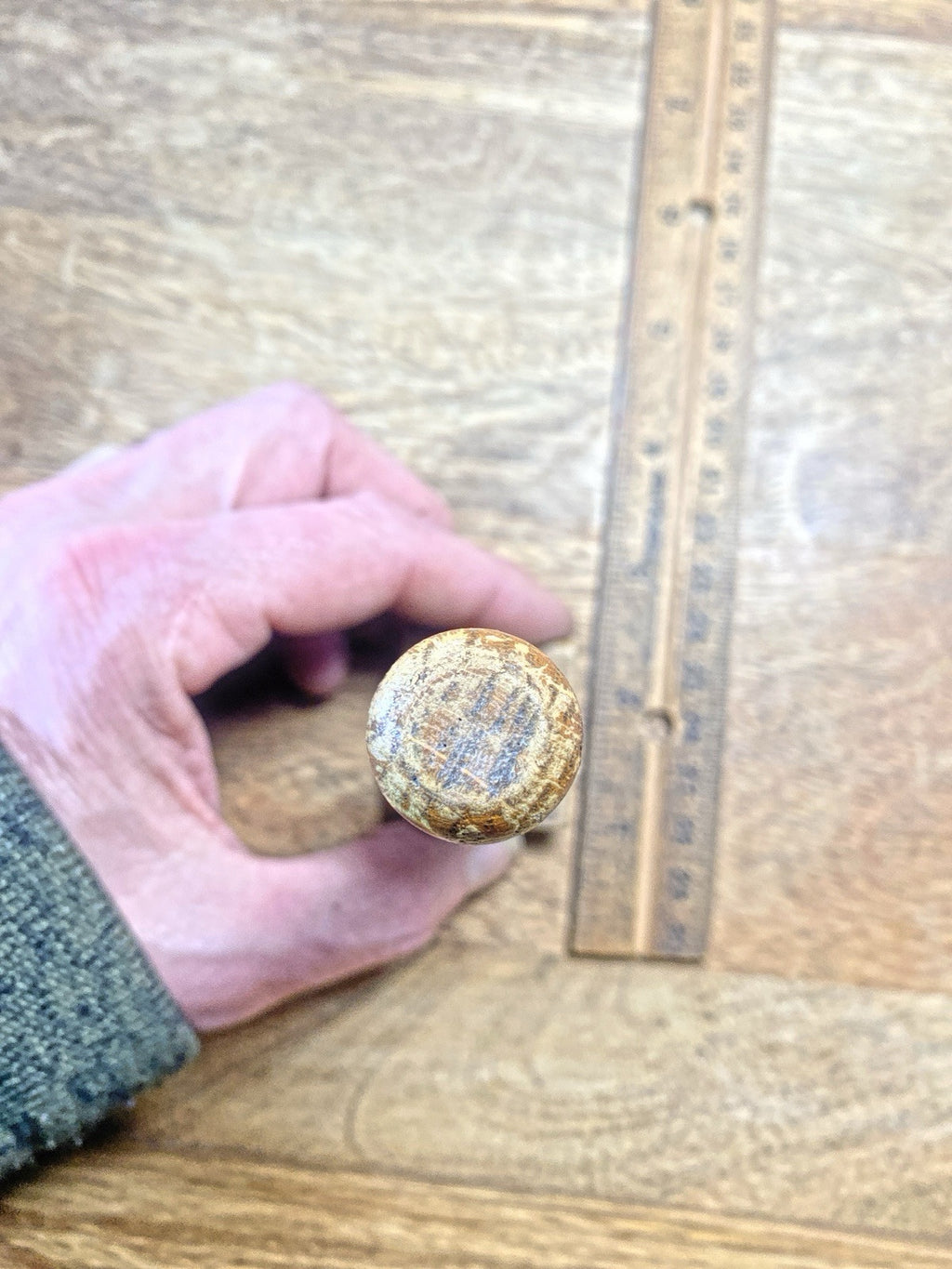 Clock Finial 4 1/2 Inches Tall, 1 5/16 Inch Base, 1/2 Inch Dia Shaft (KD2389)
