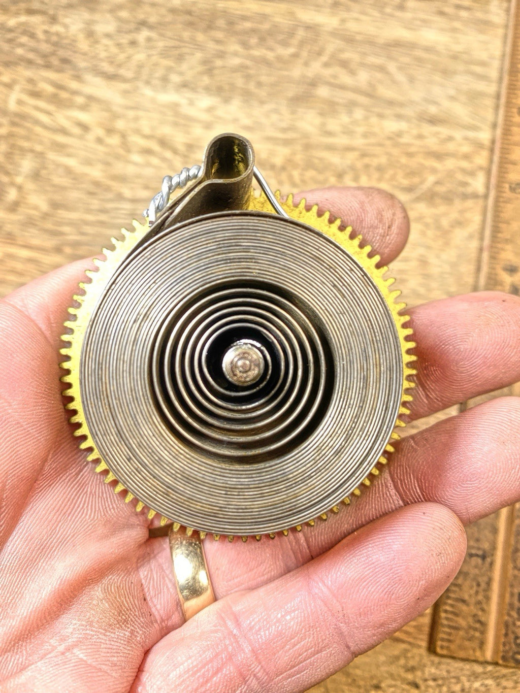 New Haven Clock Movement Strike Side Main Wheel (See Pics to ID Mvmt)(KD2531)