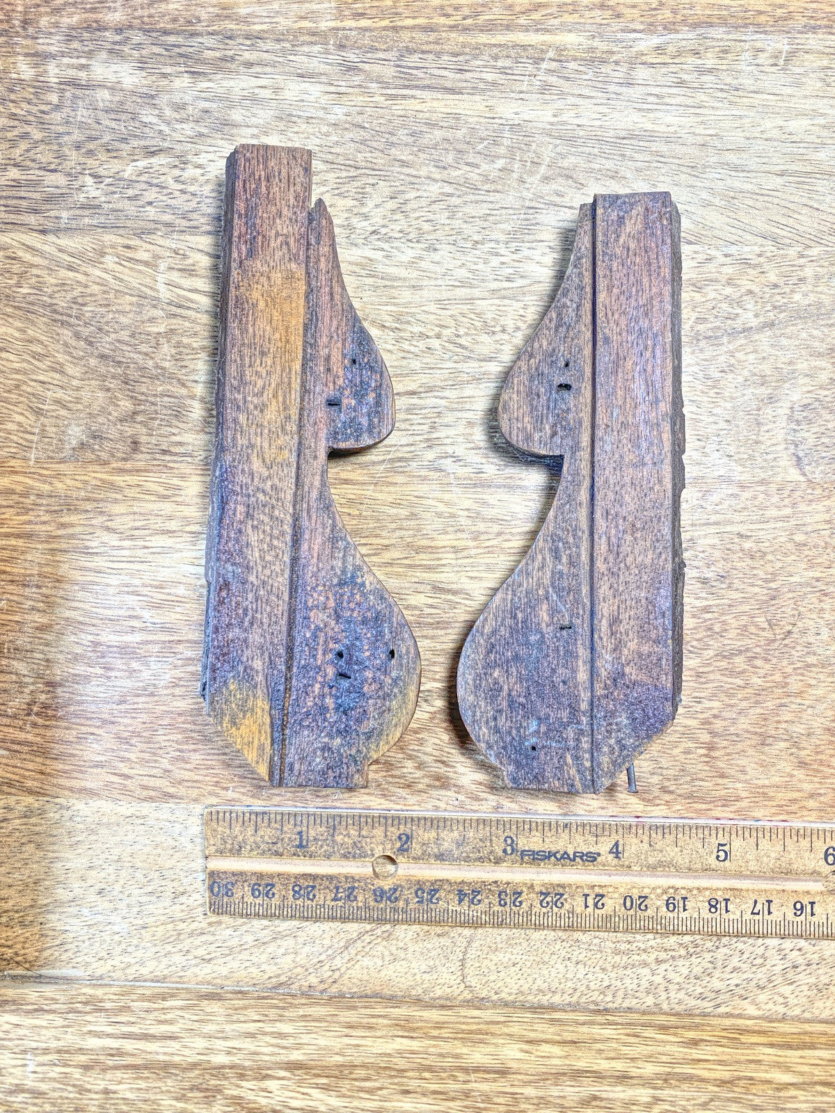 Antique Clock Wooden Trim Parts   (KD2378)