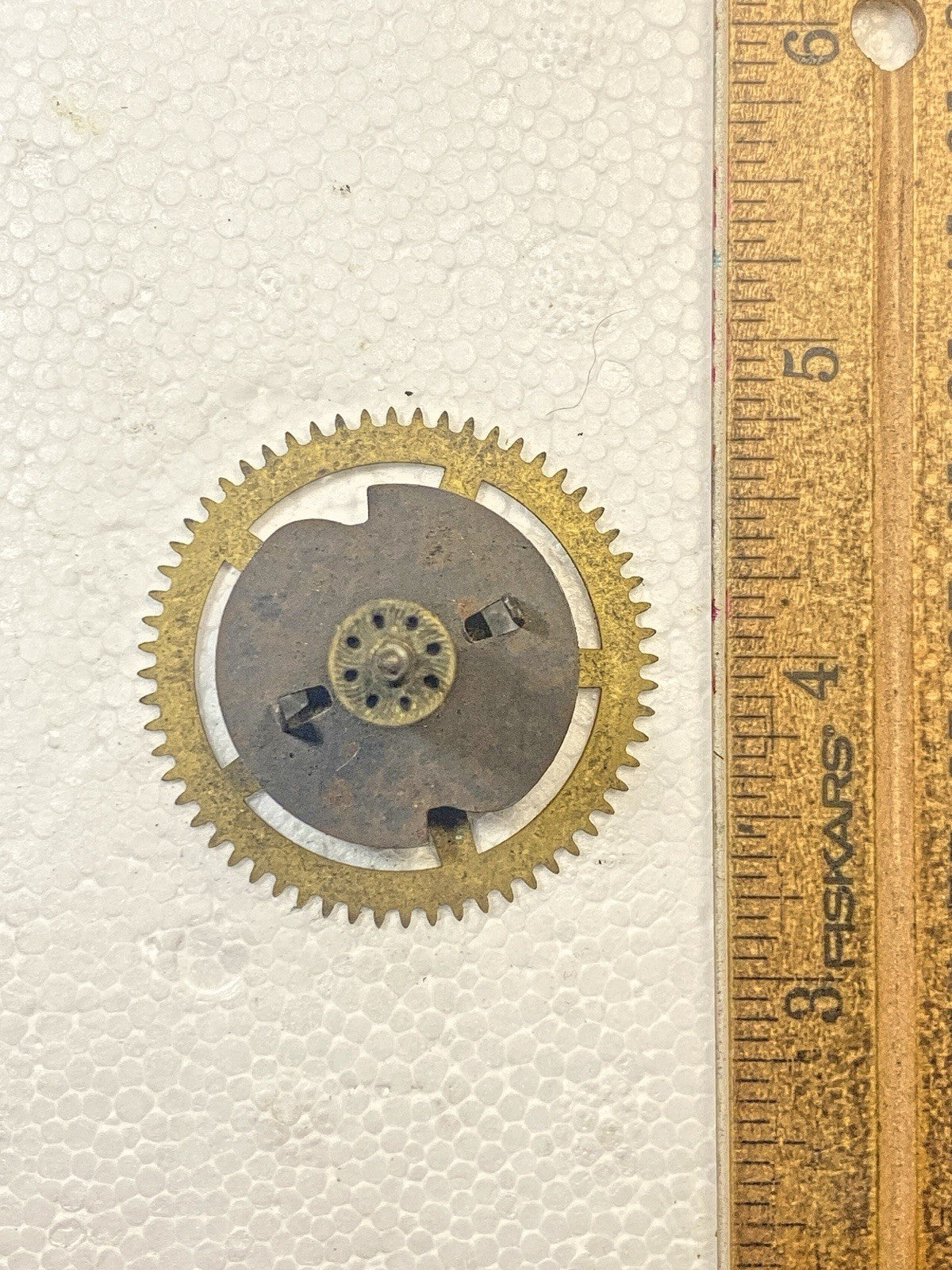 Sessions Clock Movement Strike Side 3rd Wheel (See Pics To ID Movement) (KD2453)