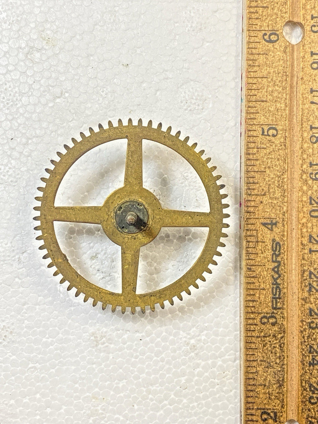 Ingraham Clock Mvmt (Pat 78/79) Strike Side 2nd Wheel  (See Pics To ID) (KD2493)