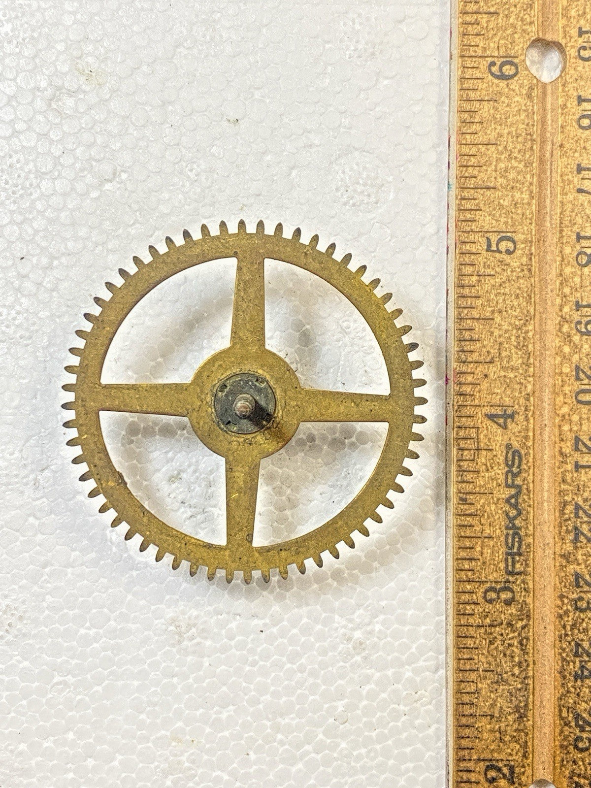 Ingraham Clock Mvmt (Pat 78/79) Strike Side 2nd Wheel  (See Pics To ID) (KD2493)