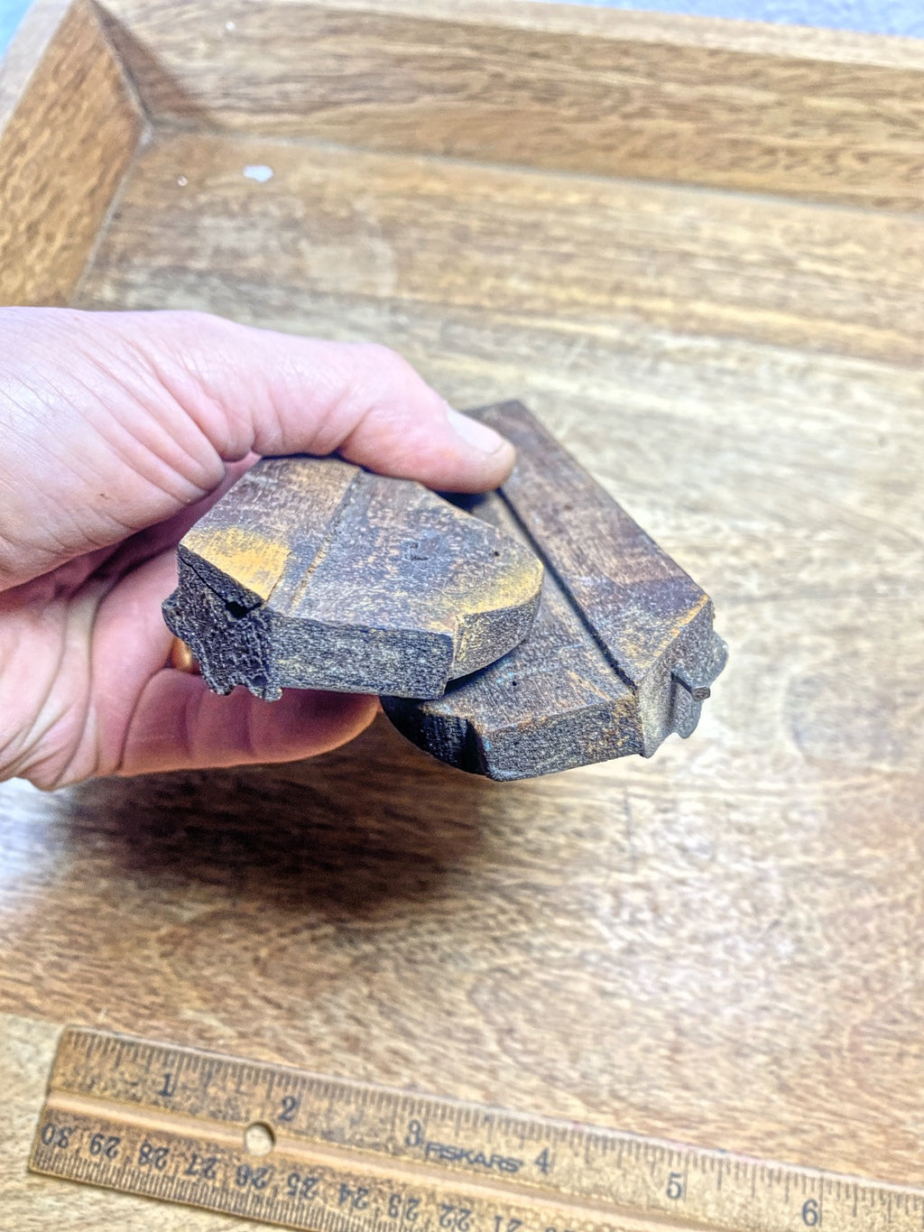 Antique Clock Wooden Trim Parts   (KD2378)