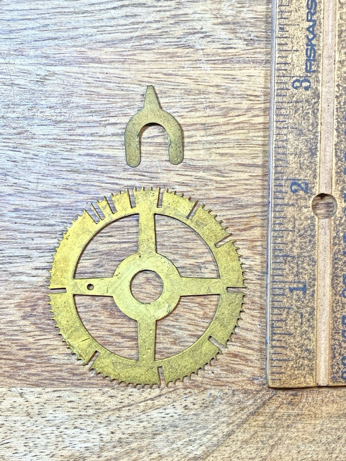 Ingraham Clock Mvmt (Pat 78/79) Count Wheel  (See Pics To ID) (KD2498)