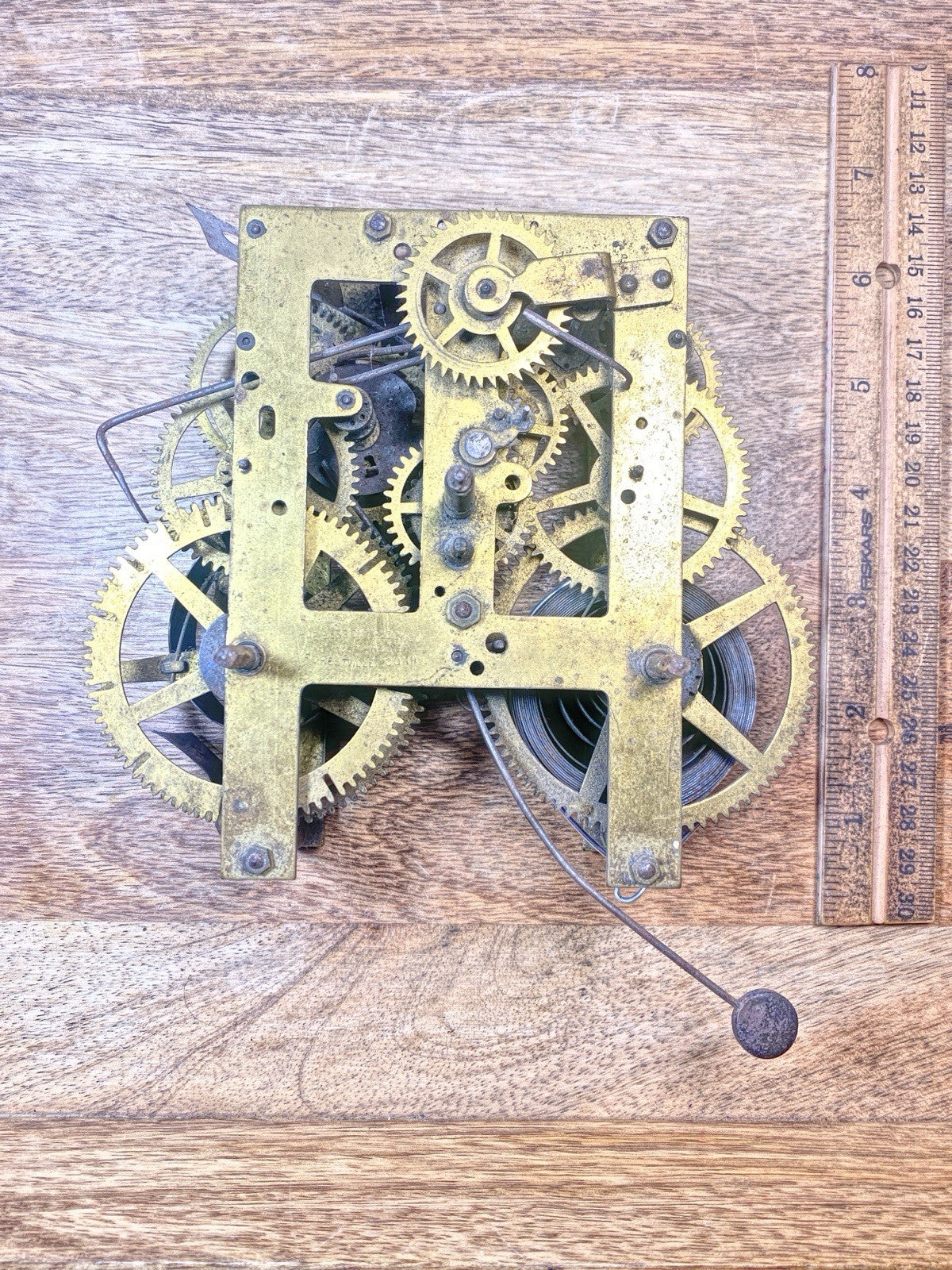 Sessions Clock Movement Plate Nut (See Pics To ID Movement) (KD2448)