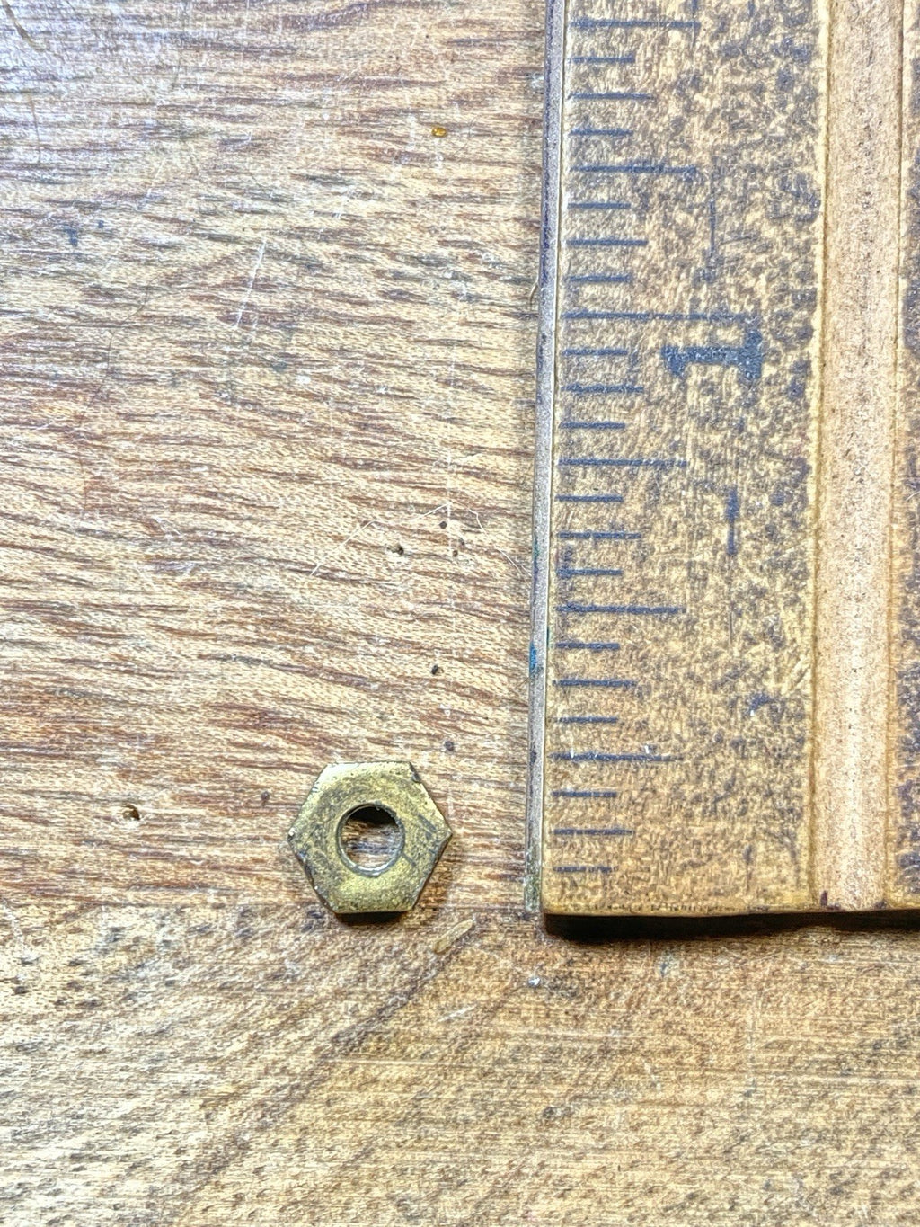 Ingraham (Pat 78/79) Clock Movement Plate Nut (See Pics To ID) (KD2488)
