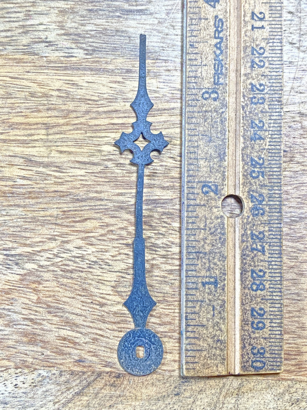 Old Clock Minute Hand 3 5/8 Inches Long (Arbor Opening Is 3.4 X 2.2mm)  (KD2355)