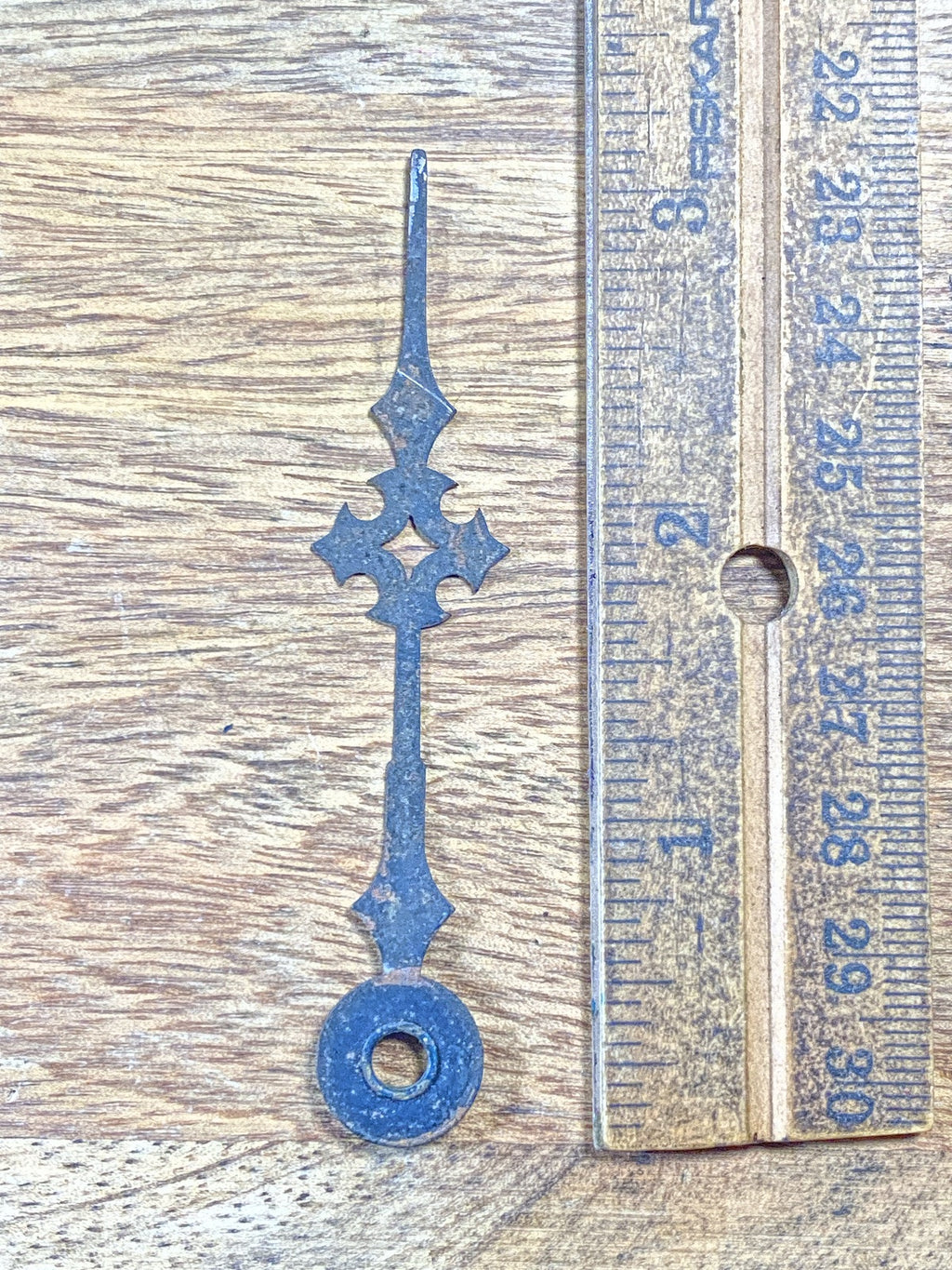 Antique Clock Hour Hand 3 1/8 Inches Long (Arbor Dia 4.4mm)   (KD2356)